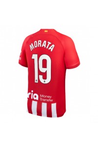 Atletico Madrid Alvaro Morata #19 Voetbaltruitje Thuis tenue 2023-24 Korte Mouw